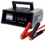 52514 Qoltec i&scaron;manusis mikroprocesorinis įkroviklis 12 V 24 V 25 A | Lygintuvas su remonto funkcija AGM GEL SLA akumuliatoriui | LCD