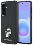 Karl Lagerfeld Saffiano telefono dėklas Samsung Galaxy A57 juodas