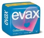 Evax Cottonlike Normal higieniniai paketai su sparneliais 16 vnt.