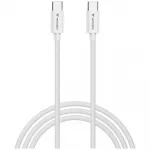 Verbatim Essentials Sync&Charge duomenų perdavimo ir įkrovimo laidas | USB-C į USB-C | 100W | 3m | baltas