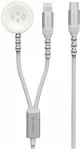 Swissten Bezvadu Lādētājs 2in1 Apple Watch un Lightning USB-C 1.2m