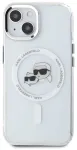 Karl Lagerfeld IML K&CH Heads Metal Frame MagSafe Case Aizsargapvalks priek&scaron; iPhone 14 / caurspīdīgs
