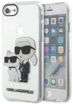 Karl Lagerfeld KLHCI8HNKCTGT Aizsargapvalks priek&scaron; iPhone 7/8/SE 2020 / SE 2022 / caurspīdīgs