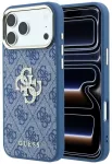 Guess 4G & Big Strass Logo telefono dėklas iPhone 18 Pro Max | iPhone 17 Pro Max mėlynas