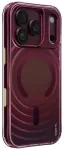 Case UNIQ Coehl Vela for iPhone 18 Pro / 17 Pro Magnetic Charging burgundy