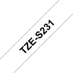 Brother Colour ribbon TZE-S231 / TZES231 Black, white