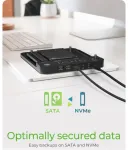Stacja klonująca i dokująca IB-2913MCL-C31 dla M.2 NVMe SSD i HDD