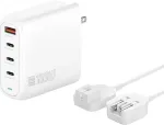 Tinklinis įkroviklis 4smarts Flex Pro 100W 3xUSB-C + 1xUSB-A Travel Edition White