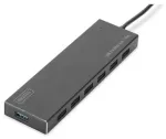 USB 3.0 SuperSpeed 7 portų aktyvus USB &scaron;akotuvas, aliuminis