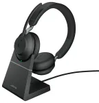 Jabra Evolve2 65 UC Stereo USB-C Black ar uzlādes staciju