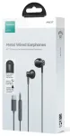 Joyroom laidinės ausinės į ausį su metalo korpusu, nuotolinio valdymo pultu ir mikrofonu, Type-C USB, Black EU (JR-EC07)