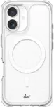 LAUT AERO SPARKLE iPhone 17 dėklas Crystal Silver