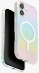 UNIQ Iridescia telefona dėklas su stovu ir MagSafe funkcija, skirtas iPhone 17, Holo Quartz