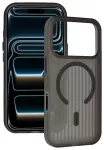 Tel Protect Twist telefono dėklas su MagSafe palaikymu iPhone 16 Pro pilkas