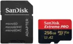 Memory card Sandisk MicroSDXC 256GB + SD adapter