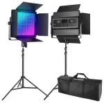 LED vaizdo lempa Neewer 2 vnt. 1200RGB 60W V4