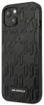 Karl Lagerfeld KLHCP13SMNMP1K iPhone 13 mini 5,4" standus dėklas juodas Monogram Plaque