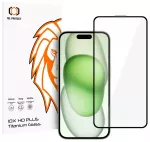 Grūdintas stiklas Tel Protect 10X HD Plus Titanium skirtas Iphone 15 (voke)