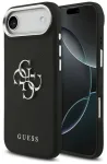 Guess Grained Big 4G Classic Logo Case Aizsargapvalks priek&scaron; iPhone Air / melns