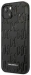 Karl Lagerfeld KLHCP13SMNMP1K Monogram Plaque Hardcase Aizsargapvalks priek&scaron; iPhone 13 mini 5,4" / melns