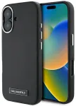 Karl Lagerfeld KLHMP16MPGMSRPK Hardcase FW Metal Plate MagSafe Aizsargapvalks priek&scaron; iPhone 16 Plus 6.7" / melns