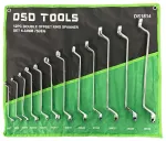 12 DALIŲ DVIGUBAI PALENKTŲ ŽIEDINIŲ RAKTŲ RINKINYS 6-32 mm 75&deg; DS1814