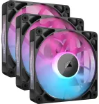 Corsair iCUE LINK RX120 RGB Black - 3 komplektai CO-9051018-WW