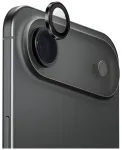 UNIQ Optix Aluminum Camera Lens Protector for iPhone Air with Applicator, Black