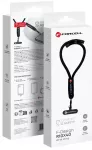 FORCELL F-DESIGN R10X40 wrist phone lanyard with adjustable length (max 20cm in the loop) black