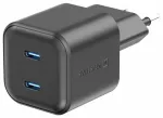 Swissten GaN PD 2x USB-C Tīkla Lādētājs 20W