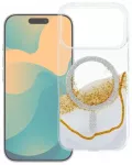Golden telefono dėklas su MagSafe palaikymu iPhone 18 Pro | iPhone 17 Pro baltas