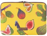 TUCANO SCHIZZO Sleeve for MacBook Air 15 / Laptop 13 / Laptop 14, Flora Fichi Acid Green