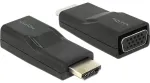 AV adapteris Delock HDMI - D-Sub (VGA) Black (65655)
