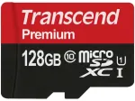 Atminties kortelė Transcend Premium MicroSDXC 128 GB Class 10 UHS-I/U1 (TS128GUSDU1)