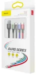 Laidas Baseus USB 4in1 Lightning / 2x USB Type C / micro USB laidas nailoniniame pynime 3.5A 1.2m Black (CA1T4-B01) Black