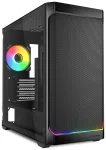 Sharkoon korpusas MK4W RGB Micro-ATX 1x stiklas Black