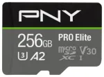Atminties kortelė PNY PRO Elite MicroSDXC 256 GB Class 10 UHS-I/U3 A2 V30 (P-SDU256V32100PRO-GE)