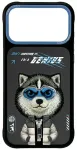 Etui Nimmy Cool&Cute 2.0 Wolf do iPhone   17 Pro Max czarny