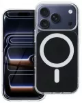 Clear Fusion Mag telefono dėklas su MagSafe palaikymu iPhone 17 Pro Max juodas