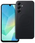 Silicone Mag Cover telefono dėklas su MagSafe palaikymu Samsung Galaxy A16 4G (A165) | A16 5G (A166) juodas