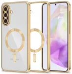 Tech-Protect MagFlex telefono dėklas su MagSafe palaikymu Samsung Galaxy A37 (A376) auksinis