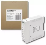 Qoltec DIN rail power supply | 20W | 12V | 1.67A | White | Slim