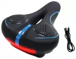 Bike saddle with built-in LED light FSBSD-232-1 black