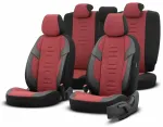 Car seat covers set OTOM THRONE 103 RED 3-ZIP