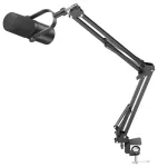 BOYA CastMic P60B studio microphone with arm, wired USB XLR - black