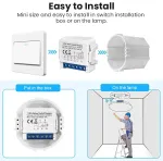 Smart Switch Module ZigBee Avatto ZWSM16-W1 TUYA