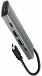 Axagon HMC-5G21 &scaron;akotuvas USB-C į USB-C | HDMI | 60W