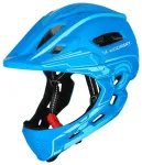 Wozinsky Kids Full Face Bike Helmet with USB Rear Light S - Blue