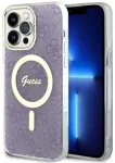 Guess GUHMP14XH4STU iPhone 14 Pro Max 6.7" purpurowy|purple hardcase 4G MagSafe