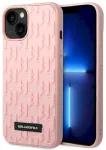 Karl Lagerfeld KLHCP14MRUPKLPP hardcase 3D Monogram Aizsargapvalks priek&scaron; iPhone 14 Plus / 15 Plus 6,7" / rozā